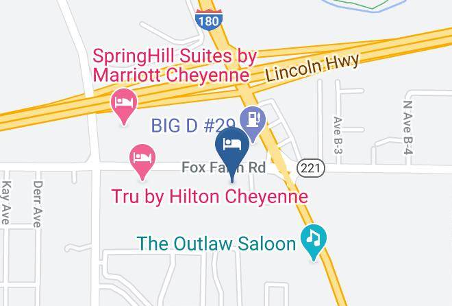 Laramie - Comfort Inn & Suites Cheyenne Maps
