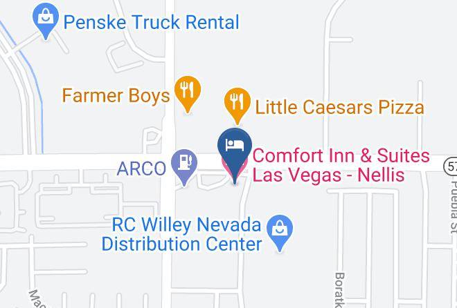 Clark - Comfort Inn & Suites Las Vegas Nellis Maps