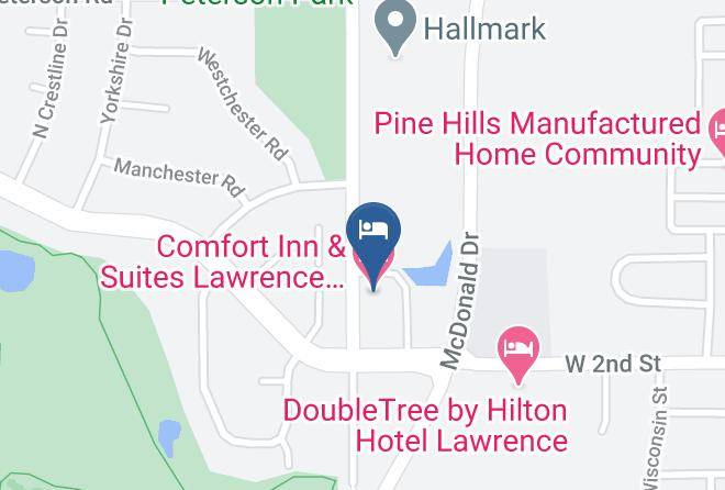 Douglas - Comfort Inn & Suites Lawrence University Area Maps