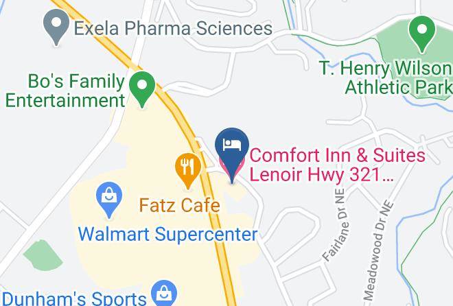 Caldwell - Comfort Inn & Suites Lenoir Hwy 321 Northern Foothills Maps