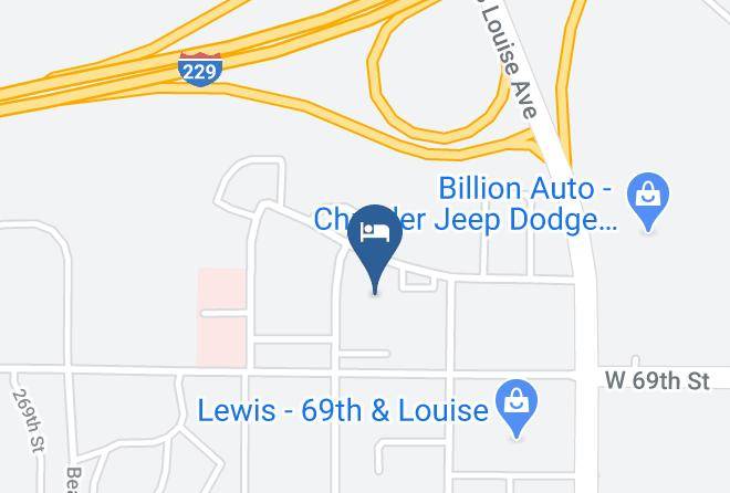 Lincoln - Comfort Inn & Suites Avera Southwest Maps