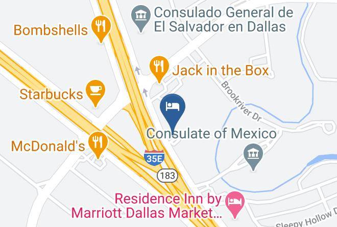 Dallas - Comfort Inn & Suites Love Field Dallas Market Center Maps