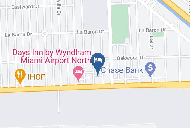 Miami Dade - Comfort Inn & Suites Miami International Airport Maps