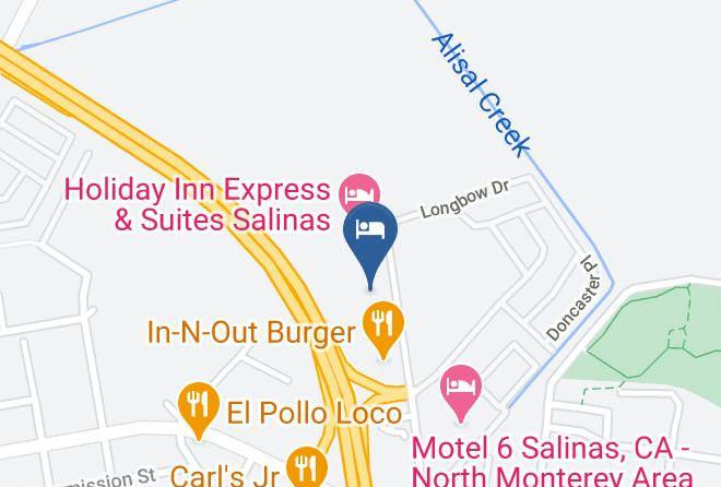 Monterey - Comfort Inn & Suites Salinas Maps