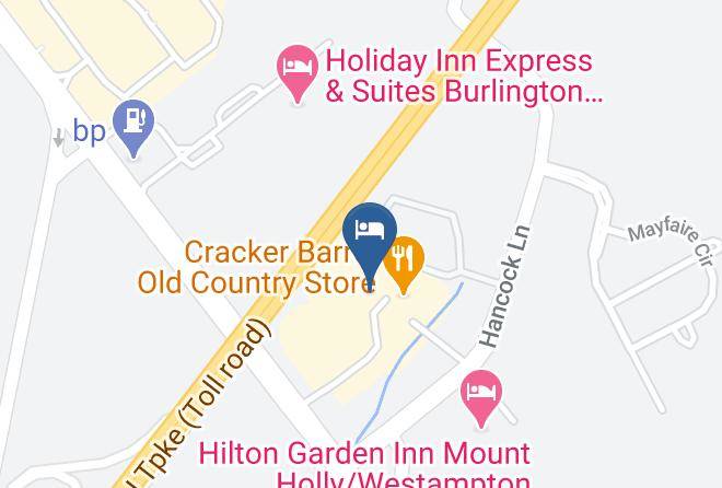 Comfort Inn & Suites Mt Holly Westampton Map