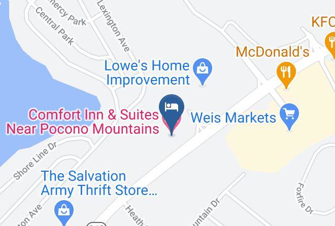Monroe - Comfort Inn & Suites Near Pocono Mountains Maps
