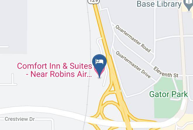 Houston - Comfort Inn & Suites Near Robins Air Force Base Main Gate Maps