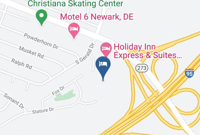 Comfort Inn & Suites Newark Wilmington Map