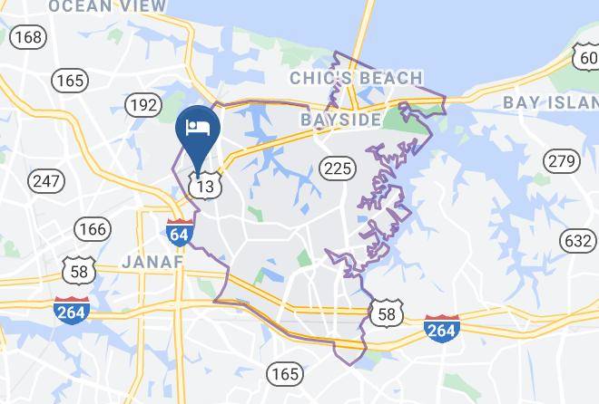 Virginia Beach City - Comfort Inn & Suites Virginia Beach Norfolk Airport Maps