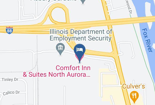 Kane - Comfort Inn & Suites North Aurora Naperville Maps
