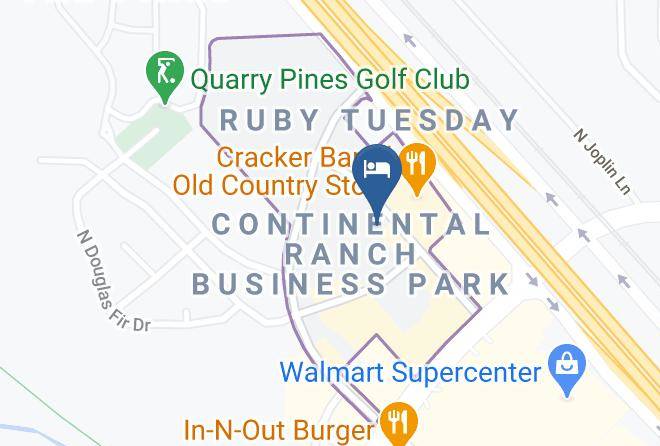 Comfort Inn & Suites North Tucson Marana Map