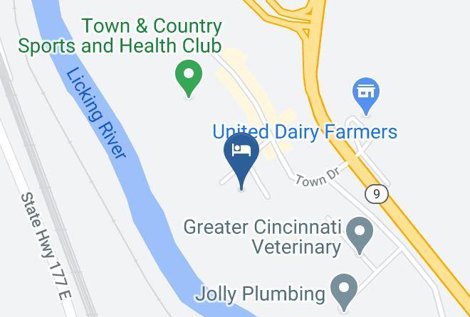 Campbell - Comfort Inn & Suites Northern Kentucky Maps