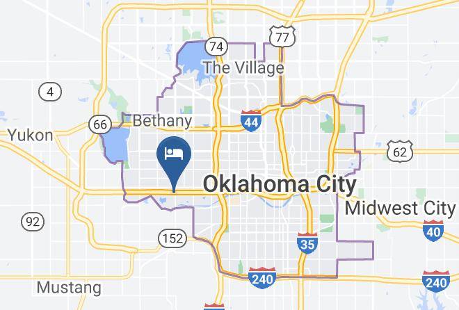Oklahoma - Comfort Inn & Suites Oklahoma City West I 40 Maps