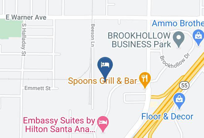 Orange - Comfort Inn & Suites Orange County John Wayne Airport Maps