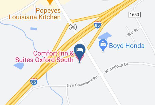 Granville - Comfort Inn & Suites Oxford South Maps