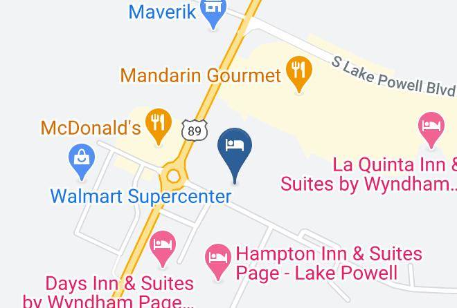 Coconino - Comfort Inn & Suites Page At Lake Powell Maps