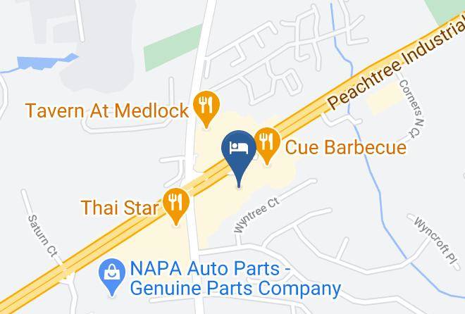 Gwinnett - Comfort Inn & Suites Peachtree Corners Maps