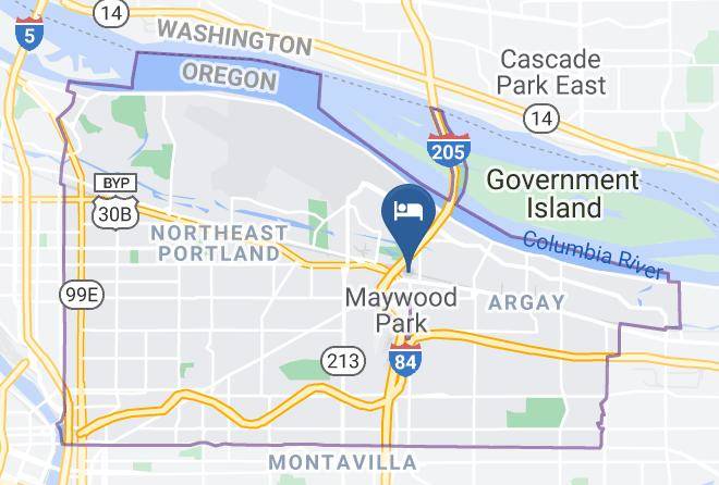 Multnomah - Comfort Inn & Suites Portland Airport Maps
