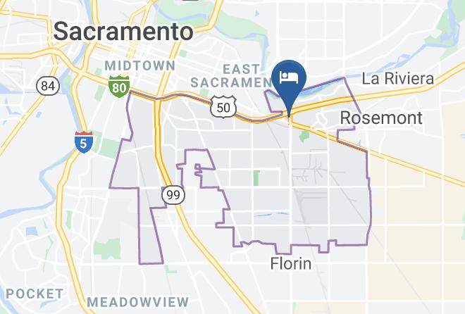 Sacramento - Comfort Inn & Suites Sacramento University Area Maps