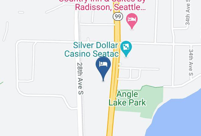 King - Comfort Inn & Suites Sea Tac Airport Maps