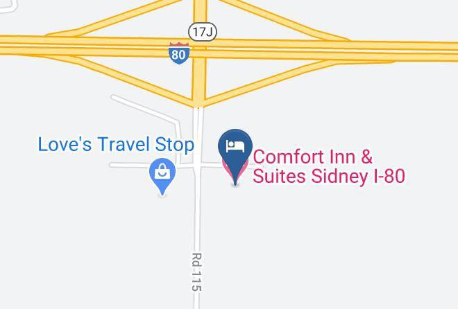 Cheyenne - Comfort Inn & Suites Sidney I 80 Maps