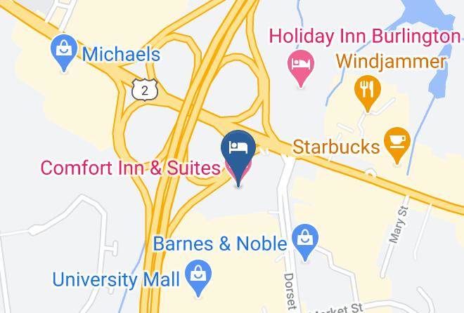 Chittenden - Comfort Inn & Suites Burlington Maps