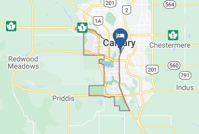 Division 6 - Comfort Inn & Suites South Calgary Maps