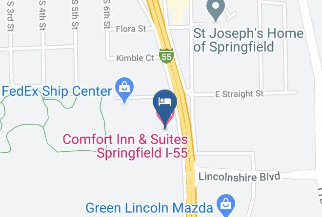 Sangamon - Comfort Inn & Suites Springfield I 55 Maps