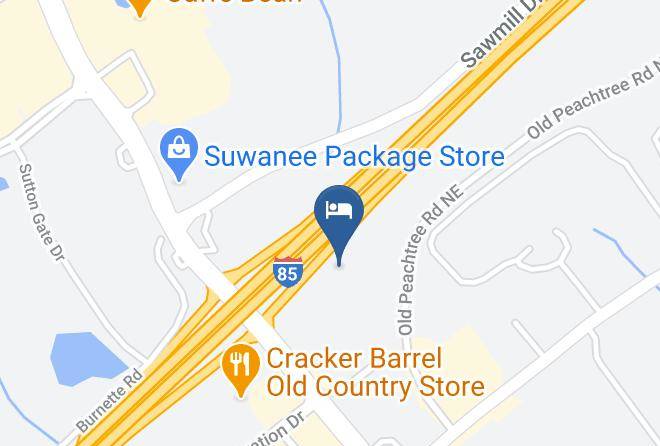 Gwinnett - Comfort Inn & Suites Suwanee Sugarloaf Maps