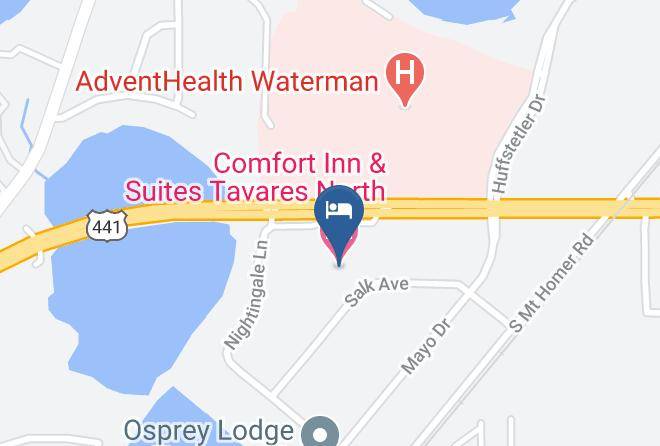 Lake - Comfort Inn & Suites Tavares North Maps