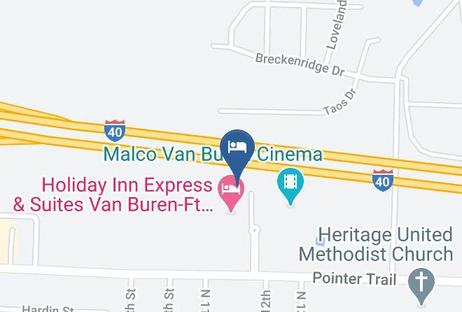 Crawford - Comfort Inn & Suites Van Buren Fort Smith Maps