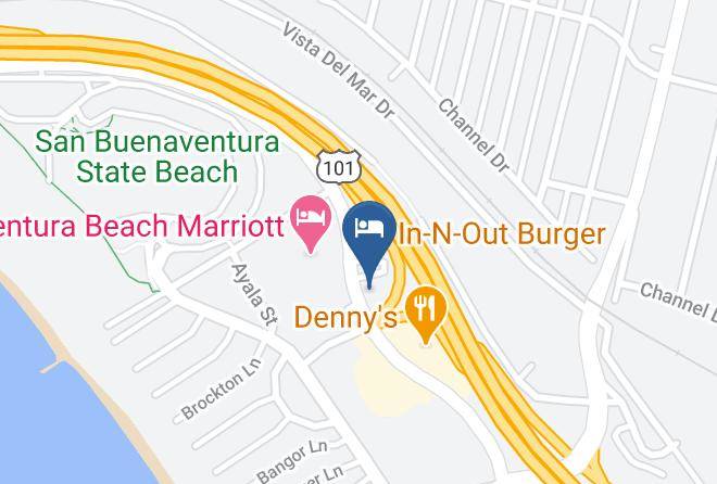 Ventura - Comfort Inn & Suites Ventura Beach Maps