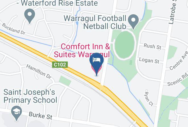 Baw Baw - Comfort Inn & Suites Warragul Maps