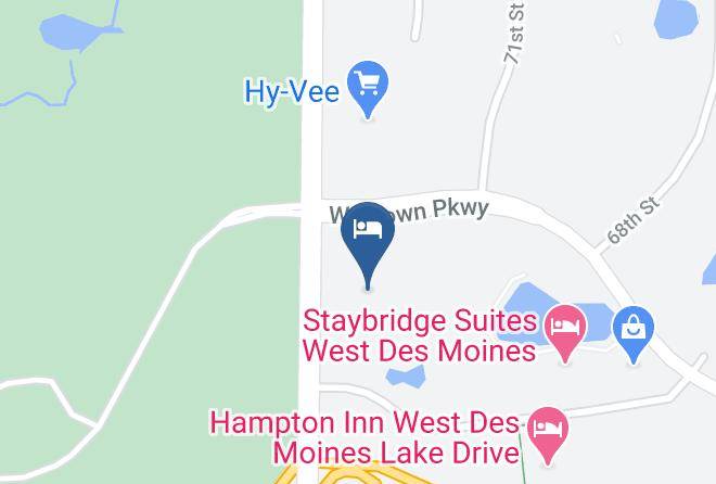 Comfort Inn & Suites West Des Moines Map