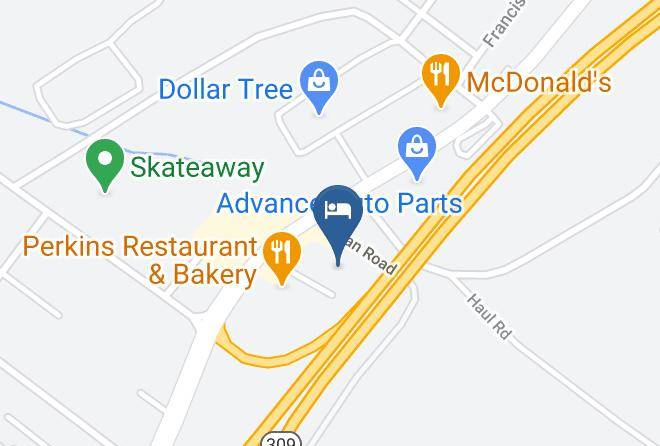 Luzerne - Comfort Inn & Suites Wilkes Barre Arena Maps