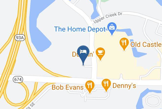 Hillsborough - Comfort Inn Sun City Center Tampa South Maps