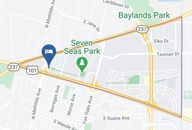 Santa Clara - Comfort Inn Sunnyvale Silicon Valley Maps