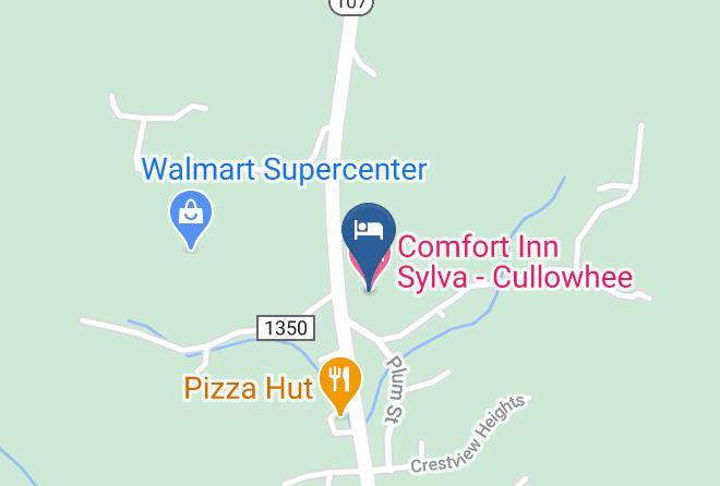 Jackson - Comfort Inn Sylva Cullowhee Maps