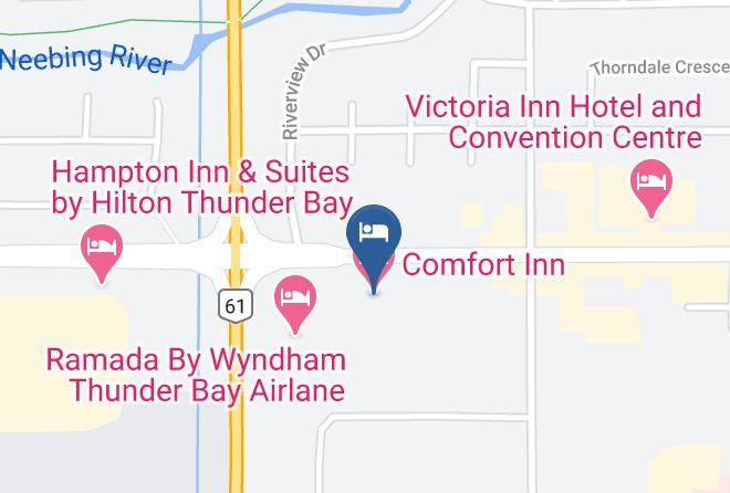 Thunder Bay - Comfort Inn Thunder Bay Maps