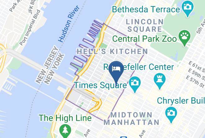 Comfort Inn Times Square West Map