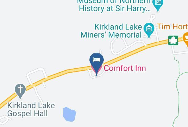 Timiskaming - Comfort Inn Kirkland Lake Maps