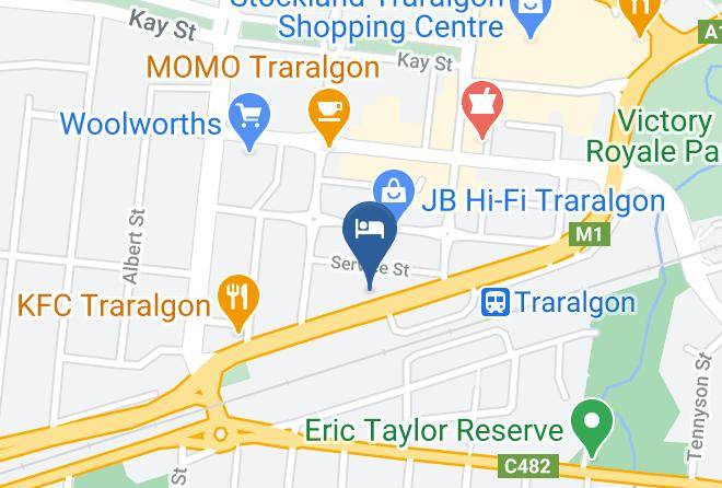 Latrobe - Comfort Inn Traralgon Maps