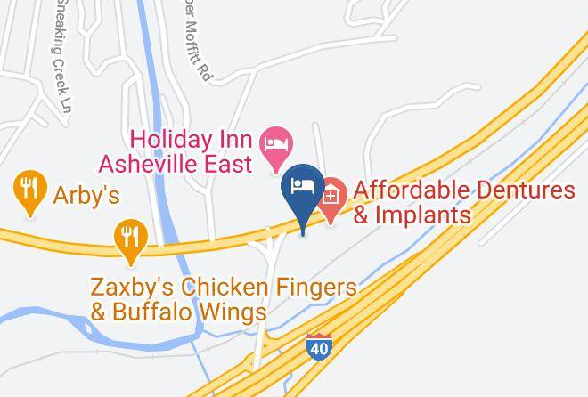 Buncombe - Comfort Inn Tunnel Road East Maps