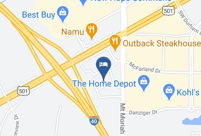 Durham - Comfort Inn University Durham Chapel Hill Maps