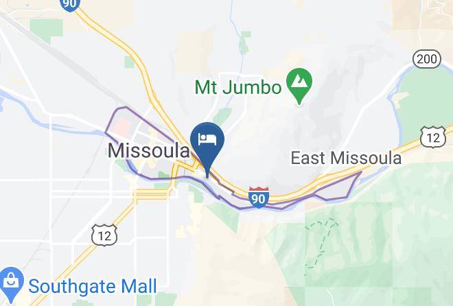Missoula - Comfort Inn University Maps