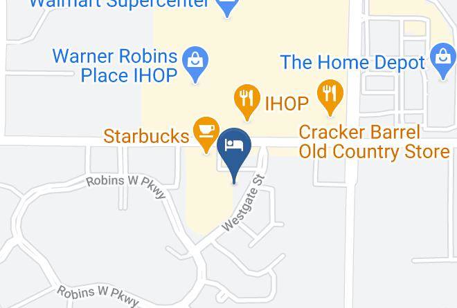 Houston - Comfort Inn Warner Robins Robins Air Force Base Area Maps