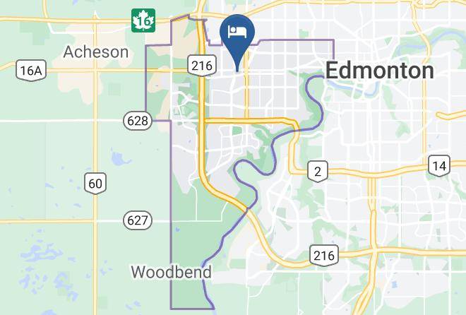 Comfort Inn West Edmonton Map