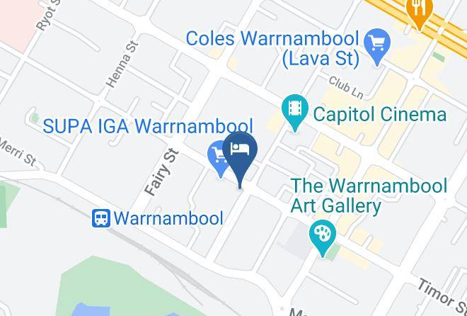 Warrnambool - Comfort Inn Western Warrnambool Maps