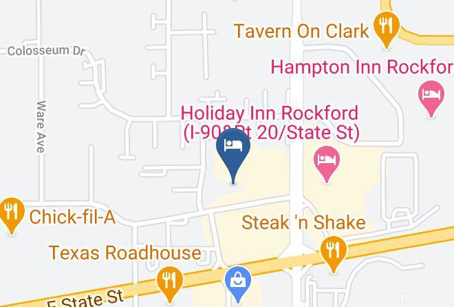 Winnebago - Comfort Inn Rockford Near Casino District Maps