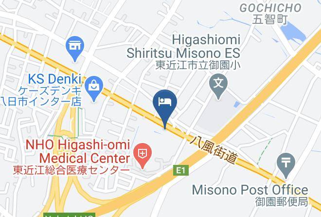 Higashiomi City - Comfort Inn Yokaichi Maps